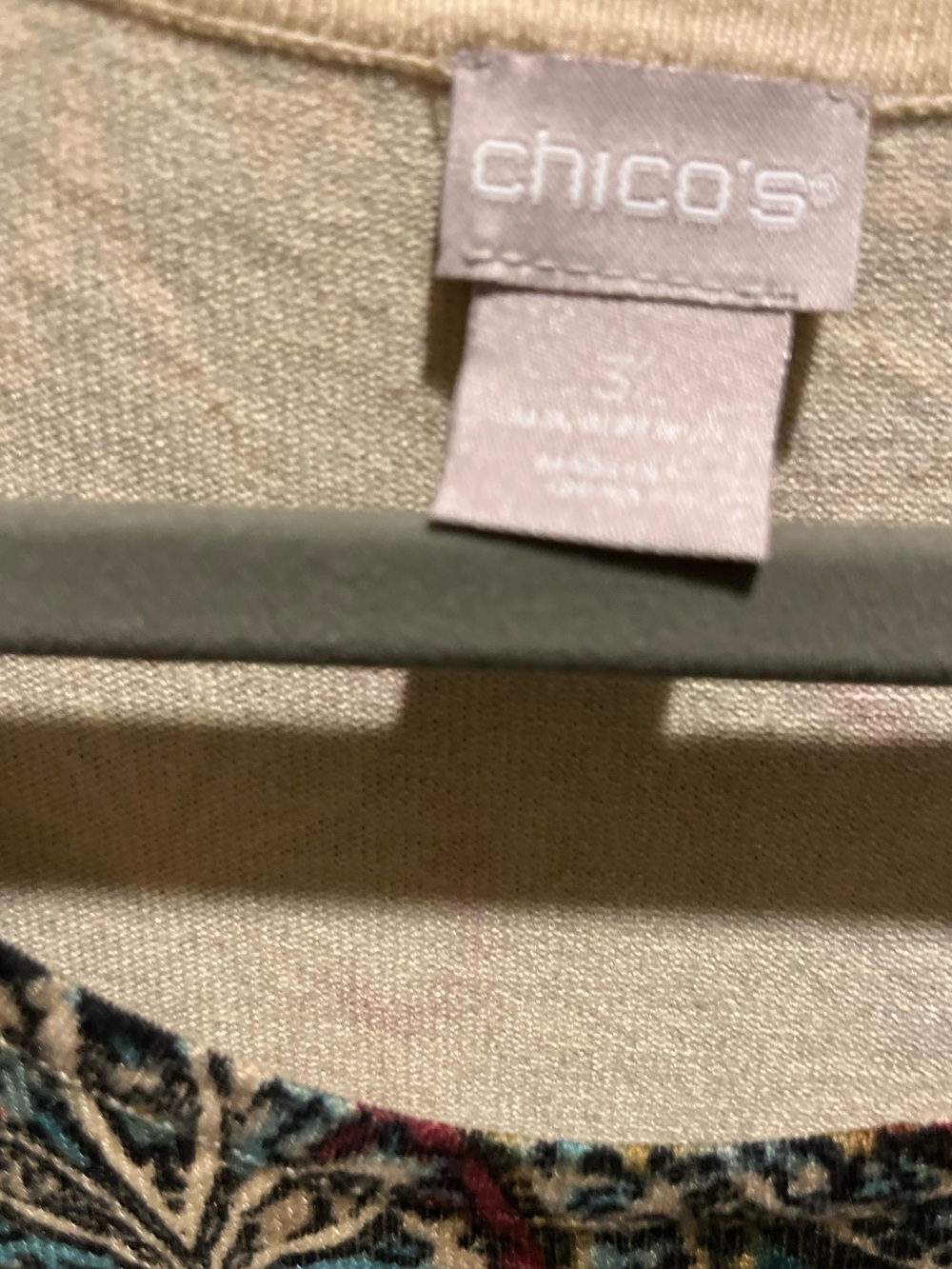 32. WOMENS CHICO’S 3/XL DETAIL SWEATER - Picture 2 of 4